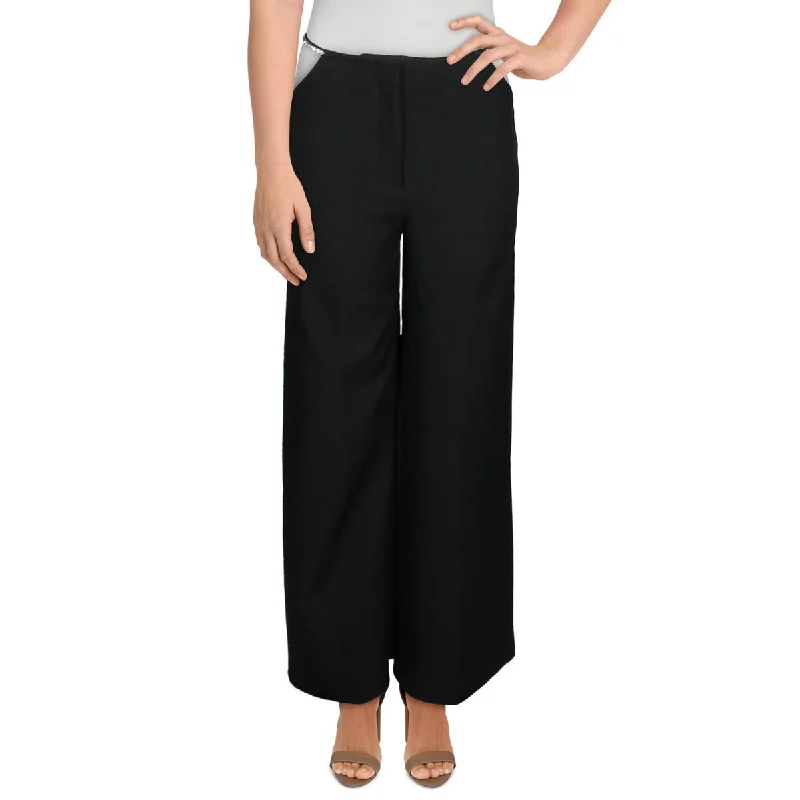 Women's Suit Pants with Pockets-Danielle Bernstein Womens Cutout Rhinestone Dress Pants Women's Suit Pants with Pockets-Danielle Bernstein Womens Cutout Rhinestone Dress Pants