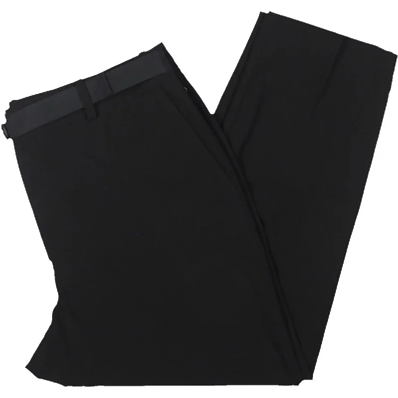 Women's Formal Black Suit Pants-DKNY Womens Sunbaked Crepe Dress Pants