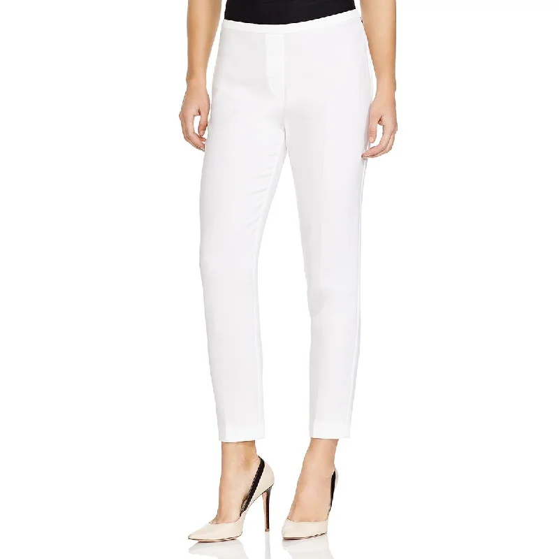 Women's Evening Suit Pants-Elie Tahari Womens Marcia Crepe Ankle Dress Pants