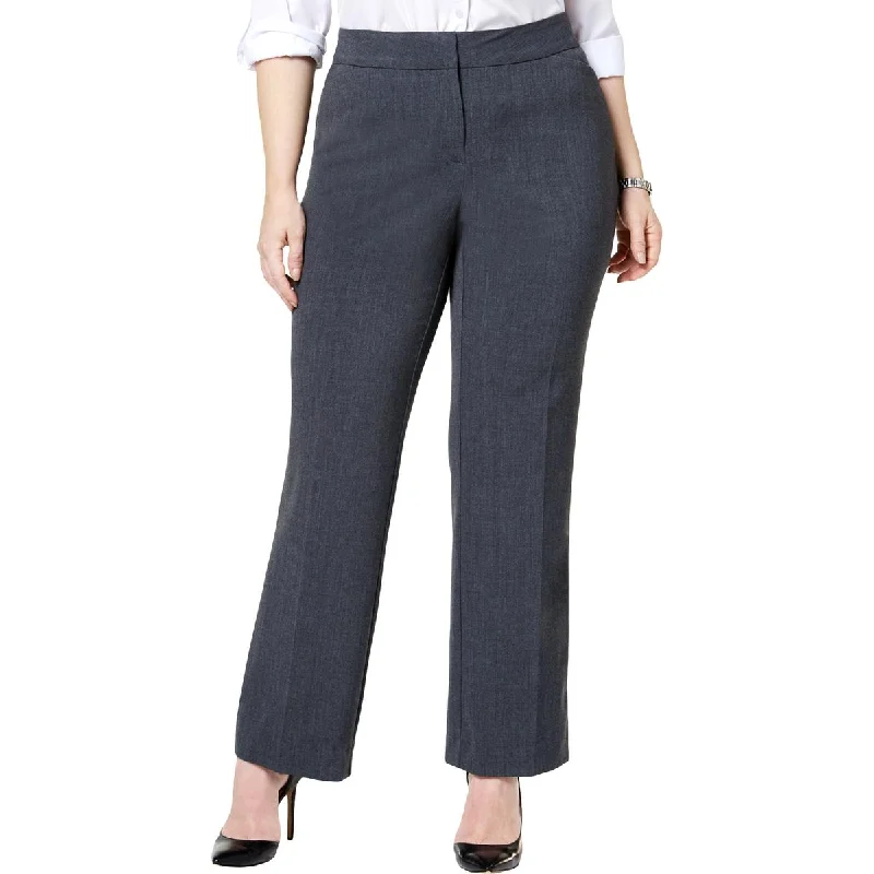 Women's High-Rise Tapered Suit Pants-JM Collection Womens Plus Comfort Waist Slim Leg Dress Pants Women's High-Rise Tapered Suit Pants-JM Collection Womens Plus Comfort Waist Slim Leg Dress Pants