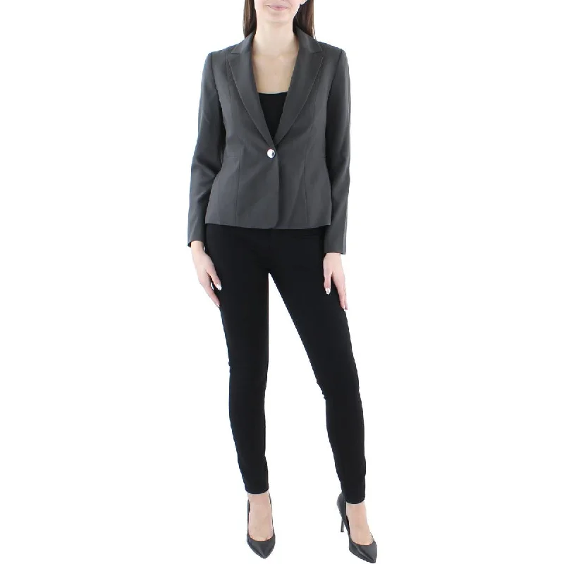 Women's Light Blazers for Summer -Le Suit Womens Petites Woven Long Sleeves One-Button Blazer Women's Light Blazers for Summer -Le Suit Womens Petites Woven Long Sleeves One-Button Blazer