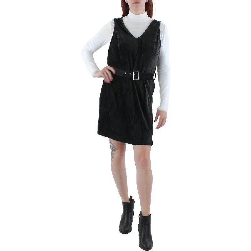 Women's Sweaterdress with Turtleneck Design -Planet Gold Womens Juniors Corduroy Mini Sweaterdress Women's Sweaterdress with Turtleneck Design -Planet Gold Womens Juniors Corduroy Mini Sweaterdress