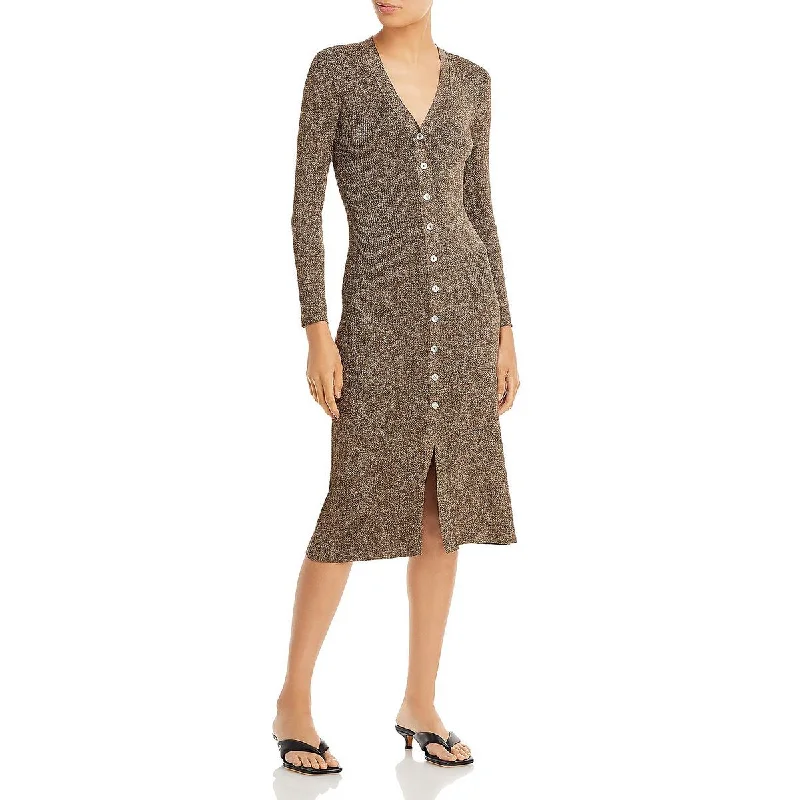 Women's Sweaterdress with Textured Knits -Rails Womens Lorraine Metallic Midi Sweaterdress Women's Sweaterdress with Textured Knits -Rails Womens Lorraine Metallic Midi Sweaterdress