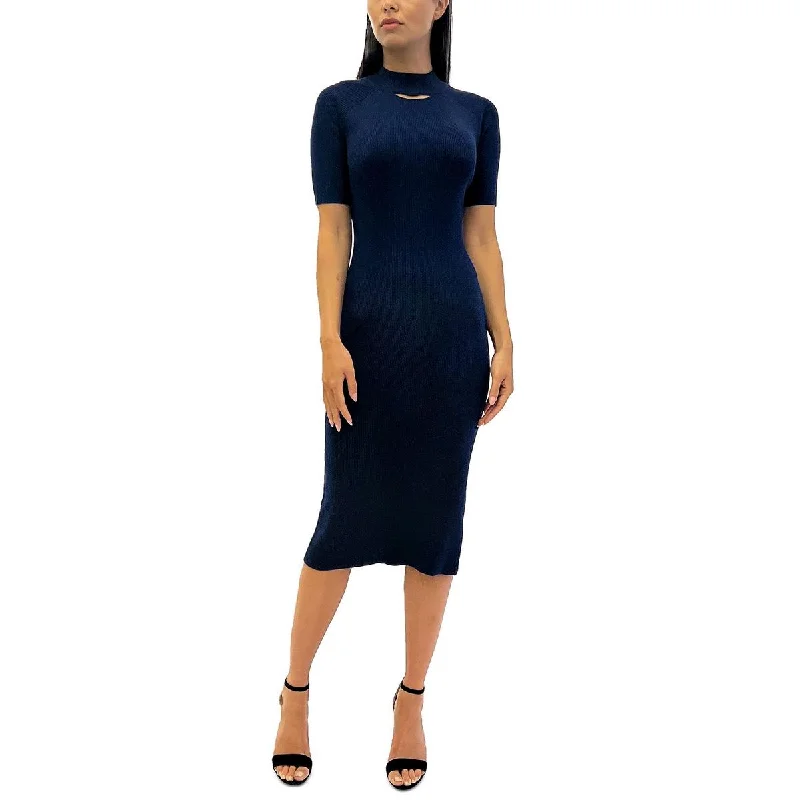Women's Sweaterdress for Layered Looks -Sam Edelman Womens Ribbed Knit Midi Sweaterdress Women's Sweaterdress for Layered Looks -Sam Edelman Womens Ribbed Knit Midi Sweaterdress