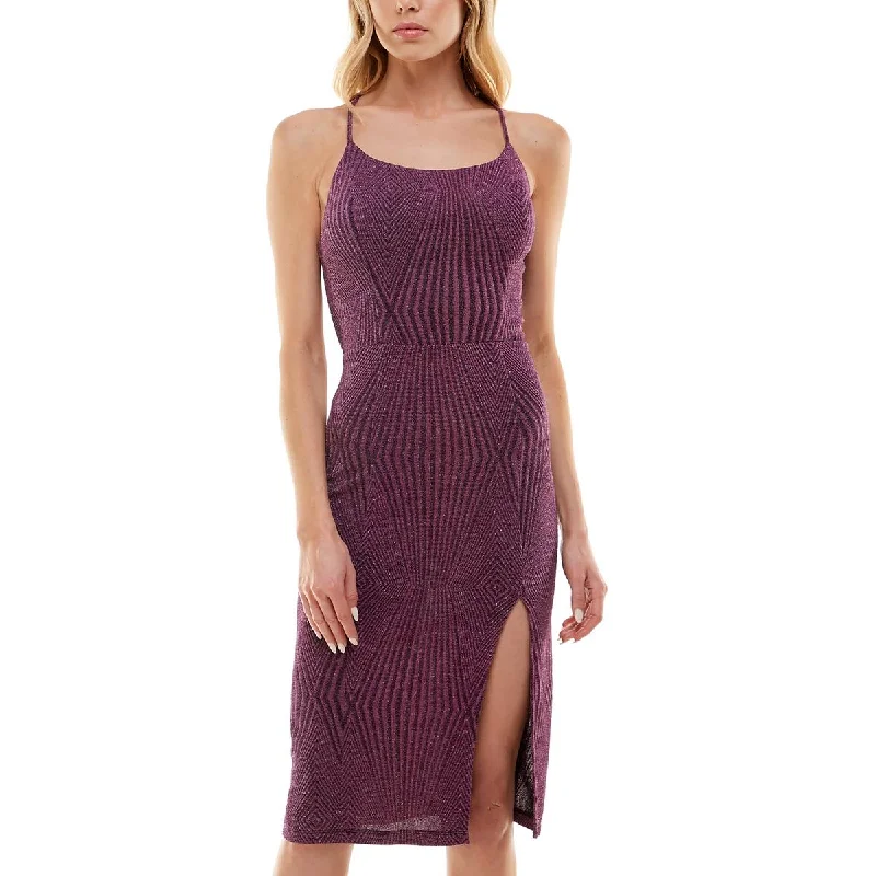 Slip Dress with Lace and Satin Combo -Satin Slip Dress with Open Back -Speechless Womens Juniors Metallic Short Slip Dress Slip Dress with Lace and Satin Combo -Satin Slip Dress with Open Back -Speechless Womens Juniors Metallic Short Slip Dress