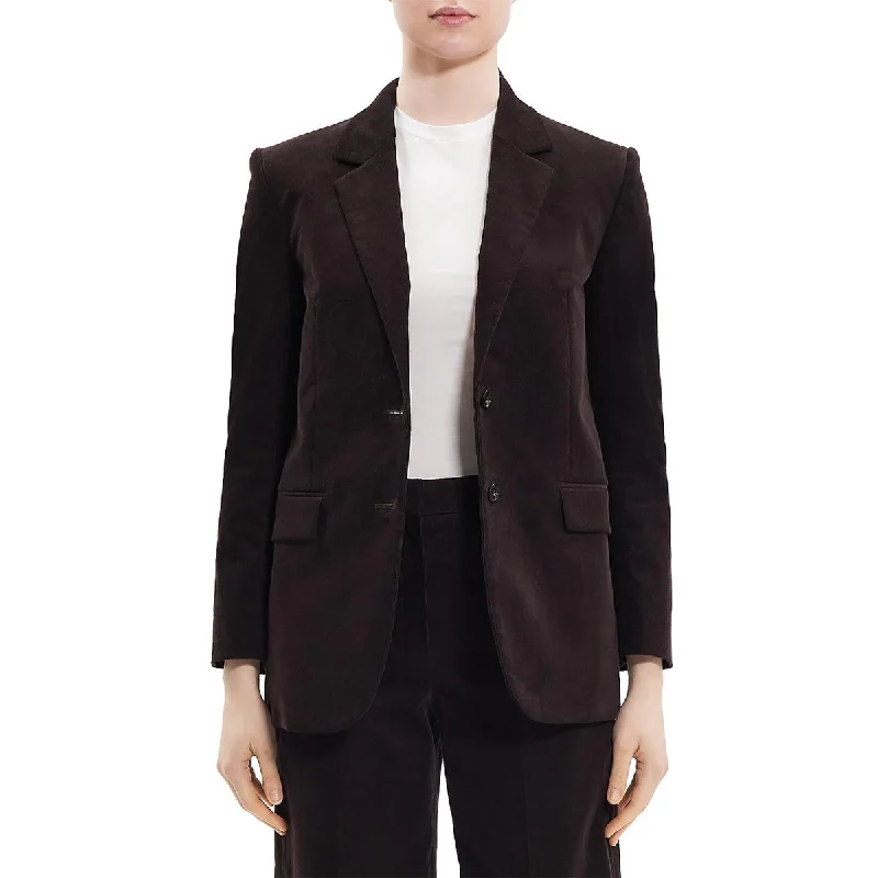 Women's Soft Blazers -Theory Womens Tailor Slim Business Two-Button Blazer