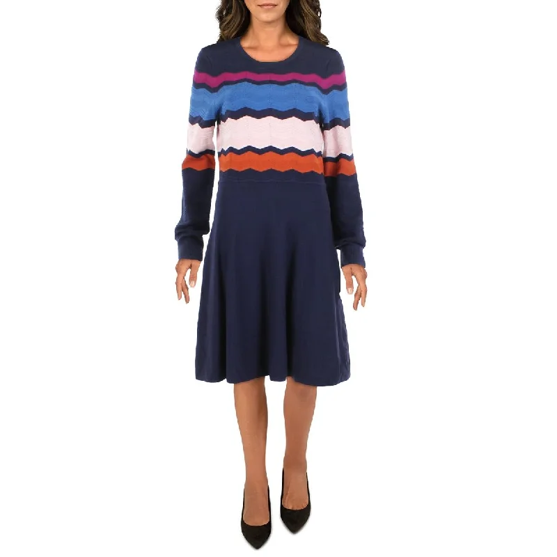 Women's Sweaterdress for Relaxed Look -Vince Camuto Womens Ribbed Midi Sweaterdress