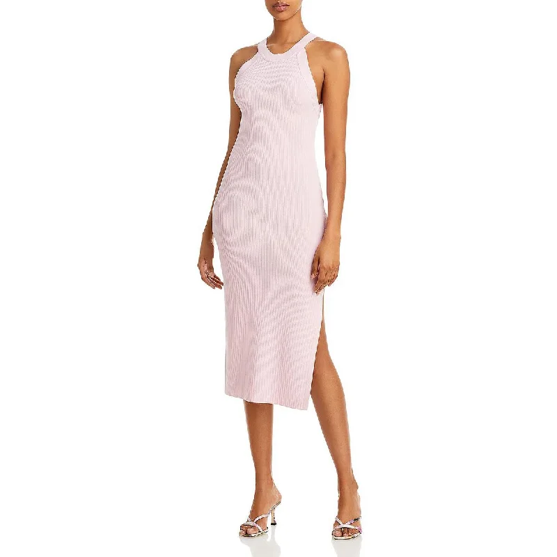 Women's Sweaterdress with Soft Knit Texture -WAYF Womens Halter Midi Sweaterdress