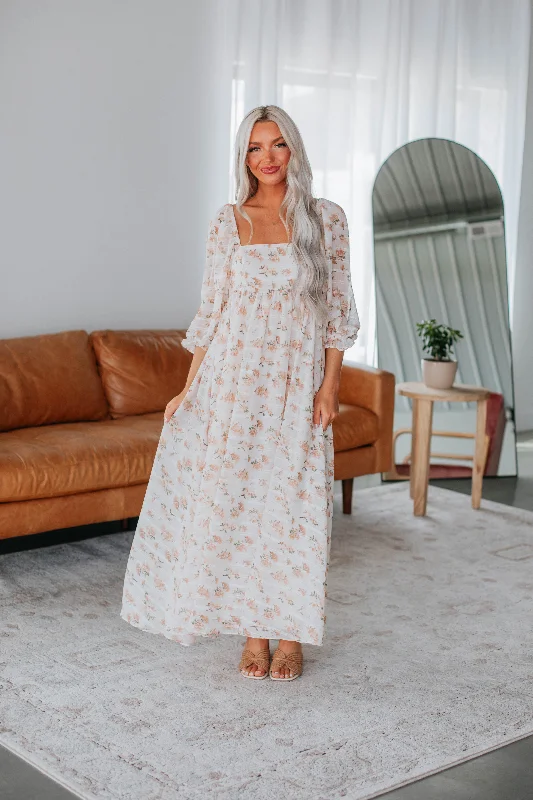 Doll Dress with Pompom Balls -Junie Babydoll Dress