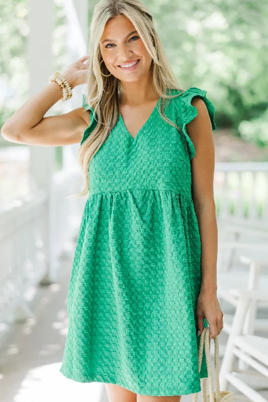 Doll Dress for Dolls 25-inch -This Is The Life Green Babydoll Dress