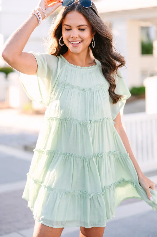 Doll Dress for Toddler Dolls -Where It All Begins Melon Green Babydoll Dress