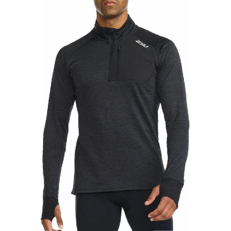 Women's Athletic Long Sleeve T-shirt for Sports -2XU Ignition Half Zip Long Sleeve Mens Running Top - Black Women's Athletic Long Sleeve T-shirt for Sports -2XU Ignition Half Zip Long Sleeve Mens Running Top - Black