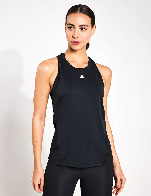 Women's Tank Tops with Soft Fabrics -Designed for Training Tank Top - Black