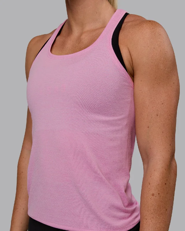 Women's Sleeveless Tank Tops for Everyday Wear -AeroFLX+ Seamless Tank - Pirouette/Bubblegum