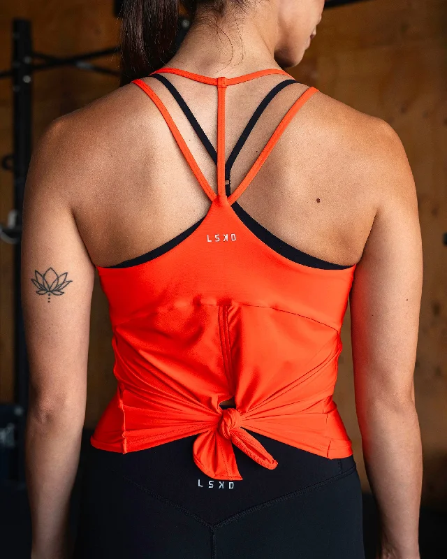 Women's Sleek Tank Tops for Modern Look -Apex Lightweight Performance Tank - Grenadine