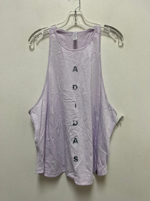 Women's Camis for Layering Under Blazers -Athletic Tank Top By Adidas In Purple, Size: 2x Women's Camis for Layering Under Blazers -Athletic Tank Top By Adidas In Purple, Size: 2x