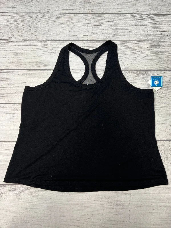 Women's Lightweight Sleeveless Tops for Spring -Athletic Tank Top By Athleta In Black, Size: 2x Women's Lightweight Sleeveless Tops for Spring -Athletic Tank Top By Athleta In Black, Size: 2x