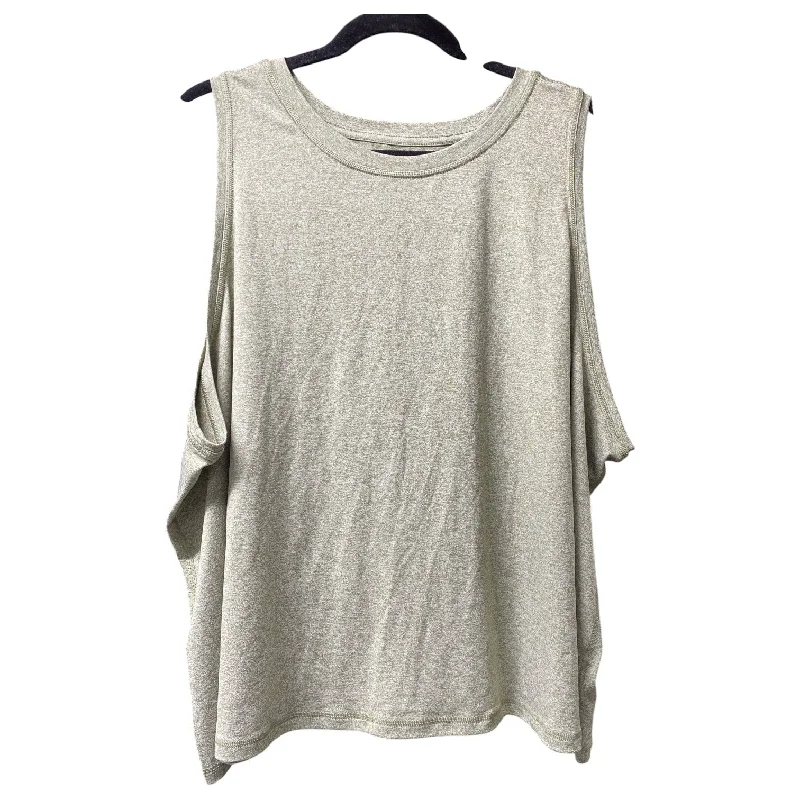 Women's Trendy Camisoles with Embellishments -Athletic Tank Top By Athleta In Green, Size: 3x