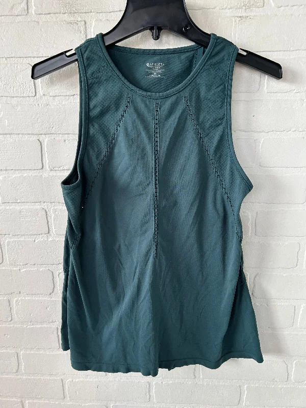 Women's Tank Tops with Simple Embellishments -Athletic Tank Top By Athleta In Green, Size: M Women's Tank Tops with Simple Embellishments -Athletic Tank Top By Athleta In Green, Size: M