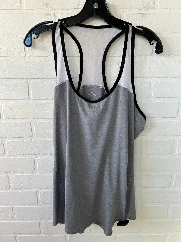 Women's Tank Tops with Lace Straps -Athletic Tank Top By Athleta In Grey, Size: L