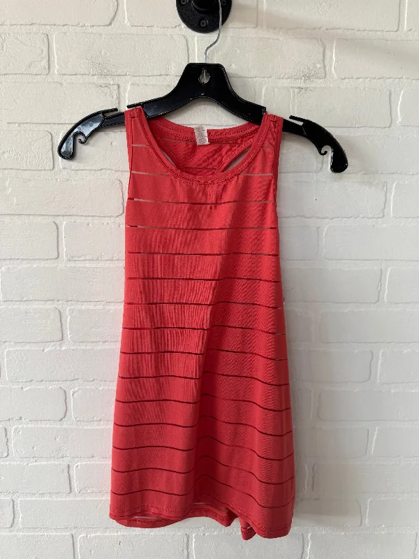 Women's Soft Cami Tops with Adjustable Straps -Athletic Tank Top By Athleta In Orange, Size: Xs