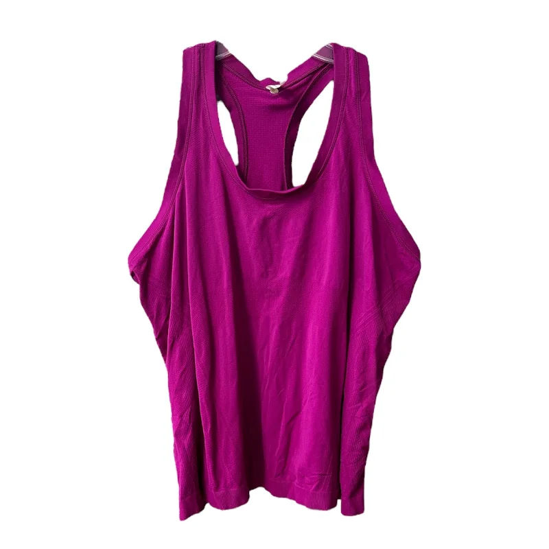 Women's Tank Tops for Special Occasions -Athletic Tank Top By Athleta In Purple, Size: 1x Women's Tank Tops for Special Occasions -Athletic Tank Top By Athleta In Purple, Size: 1x