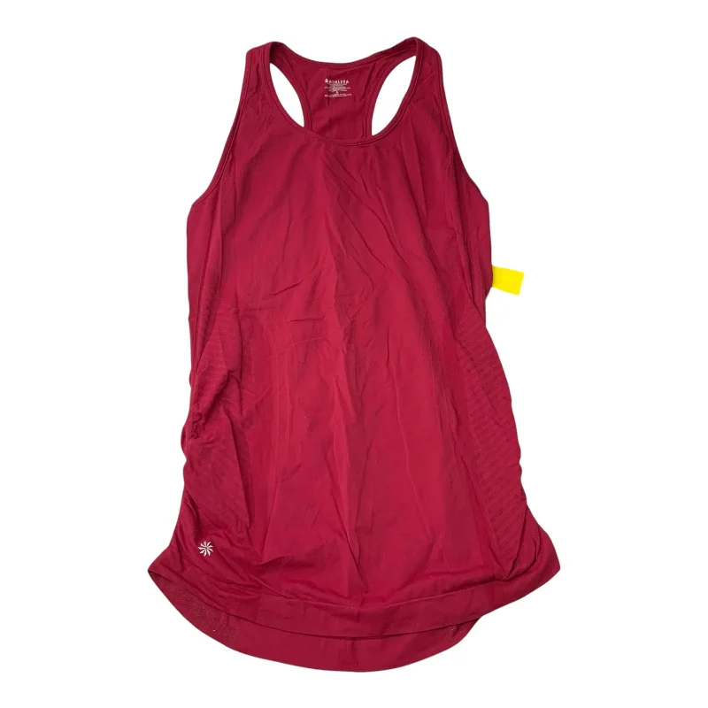 Women's Tank Tops for Night Out -Athletic Tank Top By Athleta In Red, Size: L
