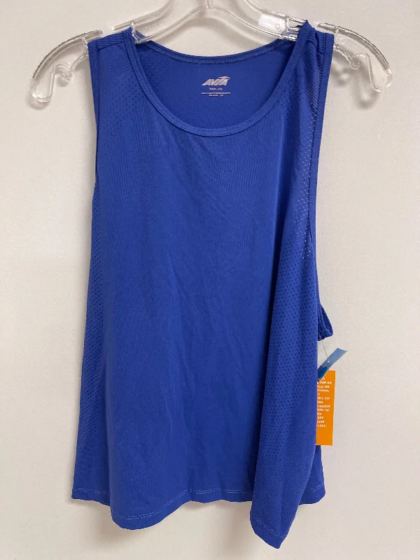 Women's Tank Tops for Sports and Fitness -Athletic Tank Top By Avia In Blue, Size: 3x Women's Tank Tops for Sports and Fitness -Athletic Tank Top By Avia In Blue, Size: 3x