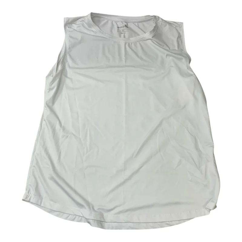 Women's Tank Tops & Camis -Athletic Tank Top By Baleaf In White, Size: Xl