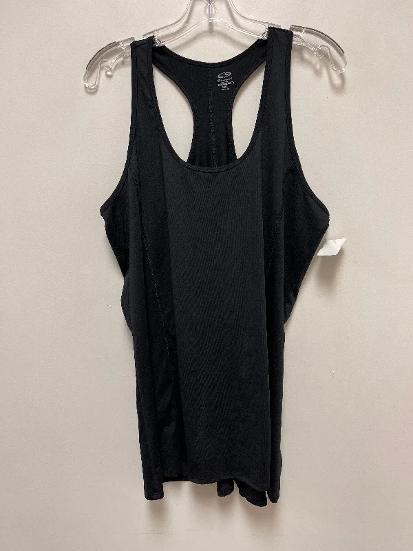 Women's Camis with Adjustable Lace -Athletic Tank Top By Champion In Black, Size: 2x Women's Camis with Adjustable Lace -Athletic Tank Top By Champion In Black, Size: 2x