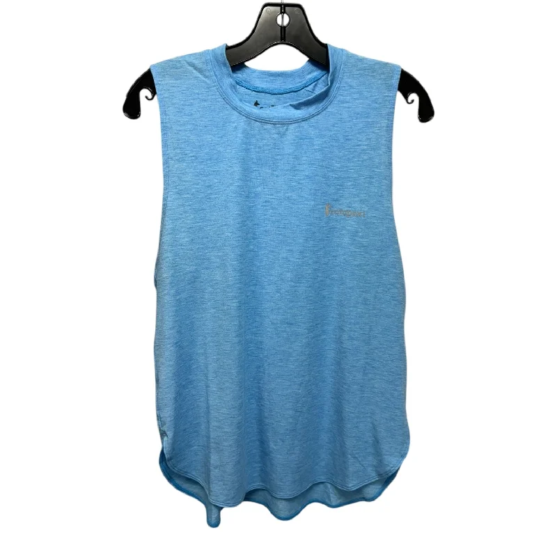 Women's Sexy Sleeveless Tops for Night Out -Athletic Tank Top By Cotopaxi In Blue, Size: L Women's Sexy Sleeveless Tops for Night Out -Athletic Tank Top By Cotopaxi In Blue, Size: L