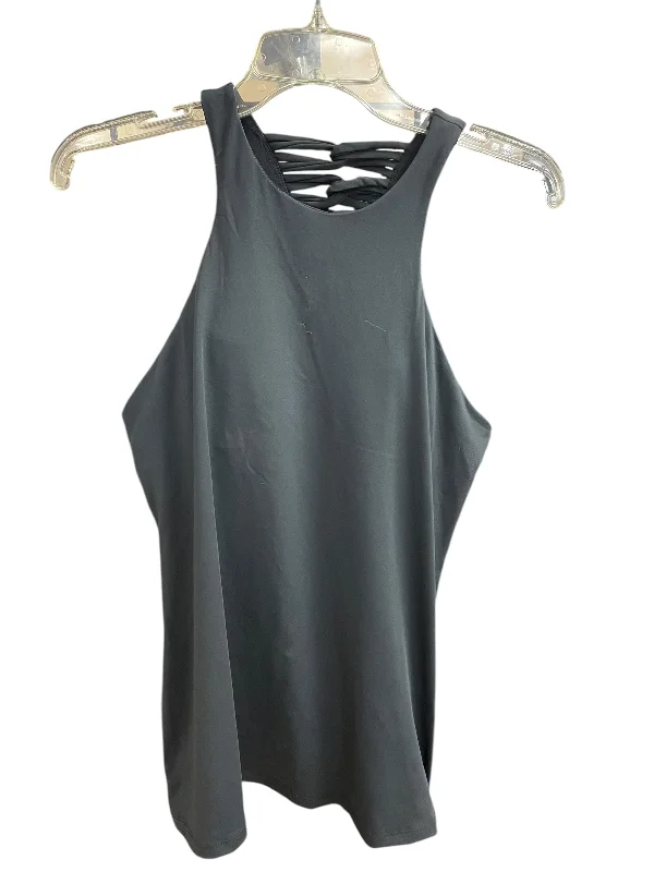 Women's Cropped Camisoles for Fun Outfits -Athletic Tank Top By Fabletics In Black, Size: L Women's Cropped Camisoles for Fun Outfits -Athletic Tank Top By Fabletics In Black, Size: L