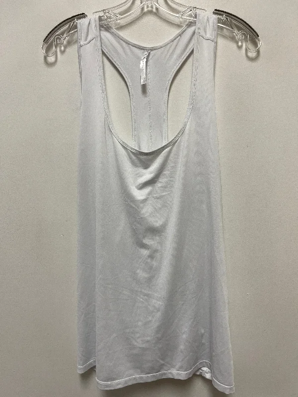 Women's Trendy Racerback Tank Tops -Athletic Tank Top By Fabletics In White, Size: 2x Women's Trendy Racerback Tank Tops -Athletic Tank Top By Fabletics In White, Size: 2x