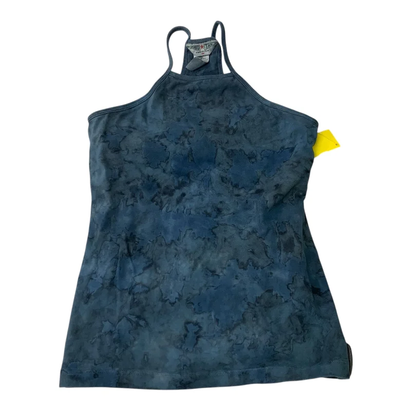 Women's Graphic Tank Tops -Athletic Tank Top By Hardtail In Blue, Size: M