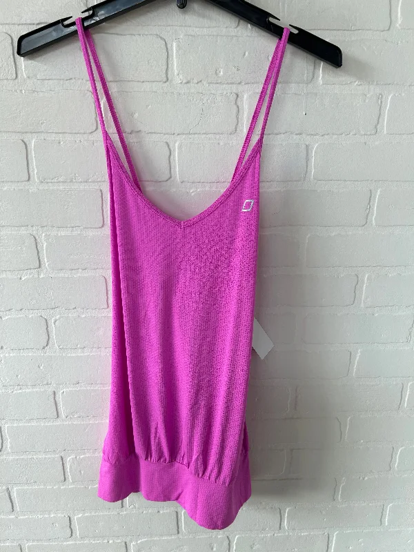Women's White Tank Tops -Athletic Tank Top By Lorna Jane In Purple, Size: M