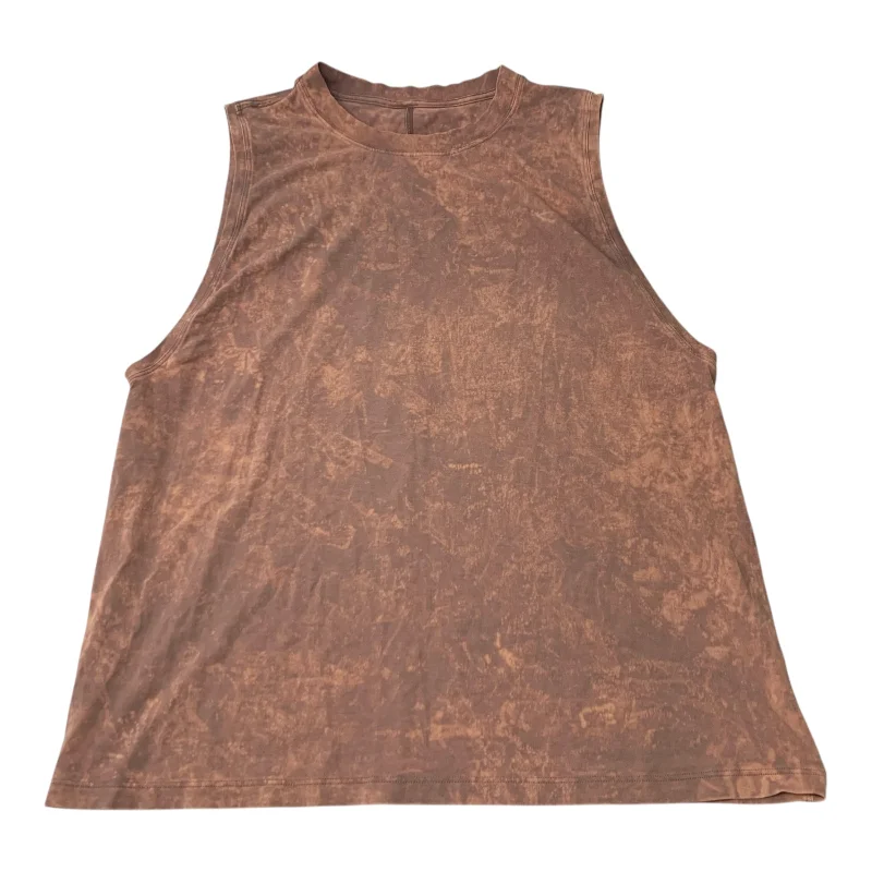 Women's Relaxed Tank Tops with Comfort -Athletic Tank Top By Lululemon In Brown, Size: L Women's Relaxed Tank Tops with Comfort -Athletic Tank Top By Lululemon In Brown, Size: L