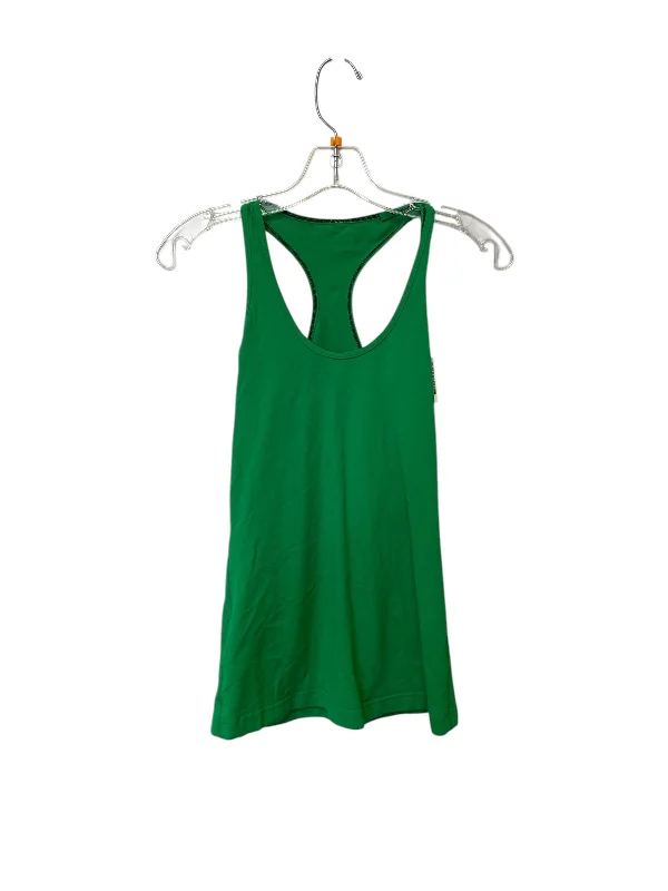 Women's Loose Fit Camisoles -Athletic Tank Top By Lululemon In Green, Size: S