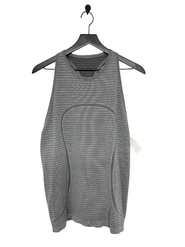 Women's Casual Tank Tops for Yoga -Athletic Tank Top By Lululemon In Grey, Size: 12