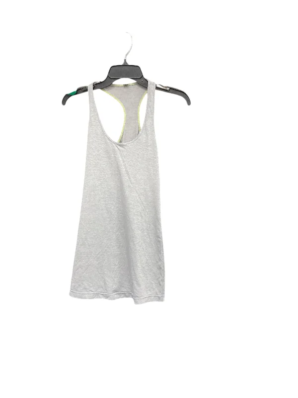 Women's Camisoles with Stretchable Fabric -Athletic Tank Top By Lululemon In Grey, Size: 6 Women's Camisoles with Stretchable Fabric -Athletic Tank Top By Lululemon In Grey, Size: 6