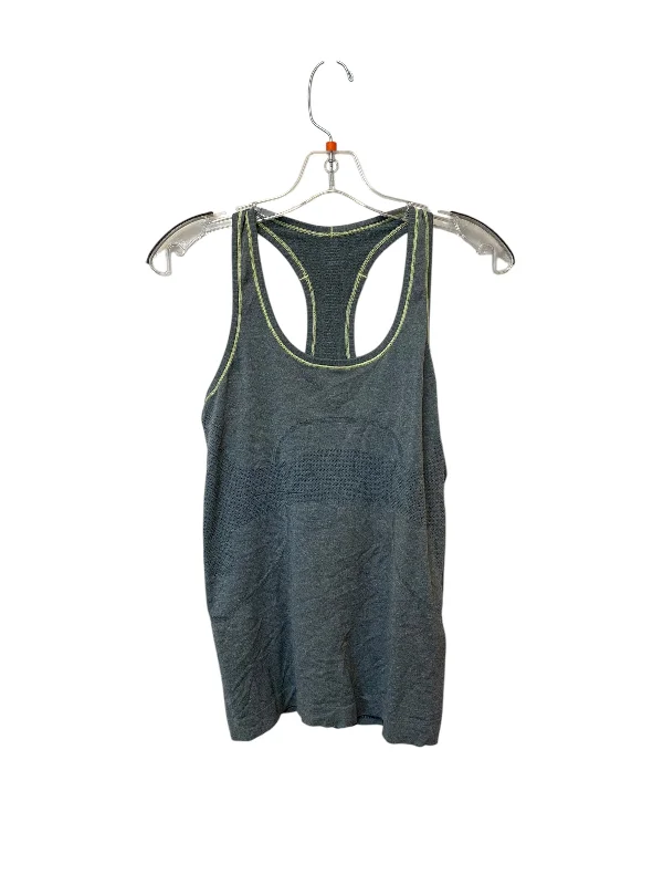 Women's Fitted Camisoles -Athletic Tank Top By Lululemon In Grey, Size: S