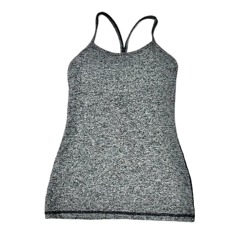 Women's Tank Tops for Poolside Wear -Athletic Tank Top By Lululemon In Grey, Size: S Women's Tank Tops for Poolside Wear -Athletic Tank Top By Lululemon In Grey, Size: S