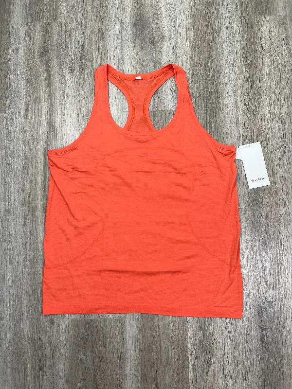 Women's Camis for Comfortable Fit -Athletic Tank Top By Lululemon In Orange, Size: 1x Women's Camis for Comfortable Fit -Athletic Tank Top By Lululemon In Orange, Size: 1x