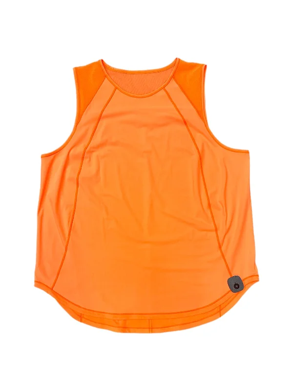 Women's Colorful Camis for Summer -Athletic Tank Top By Lululemon In Orange, Size: 2x Women's Colorful Camis for Summer -Athletic Tank Top By Lululemon In Orange, Size: 2x