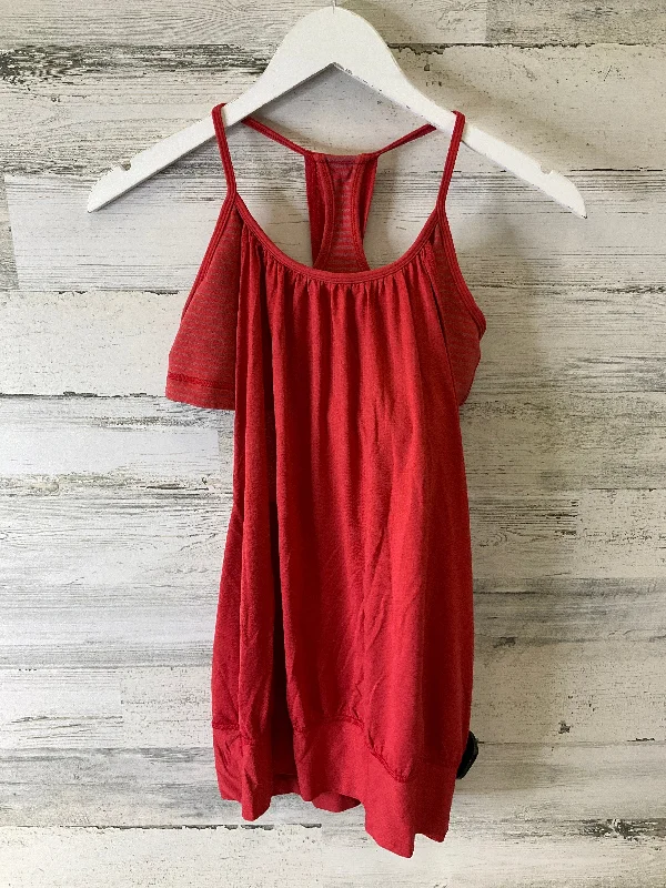 Women's V-neck Camis for Easy Styling -Athletic Tank Top By Lululemon In Orange, Size: 8 Women's V-neck Camis for Easy Styling -Athletic Tank Top By Lululemon In Orange, Size: 8