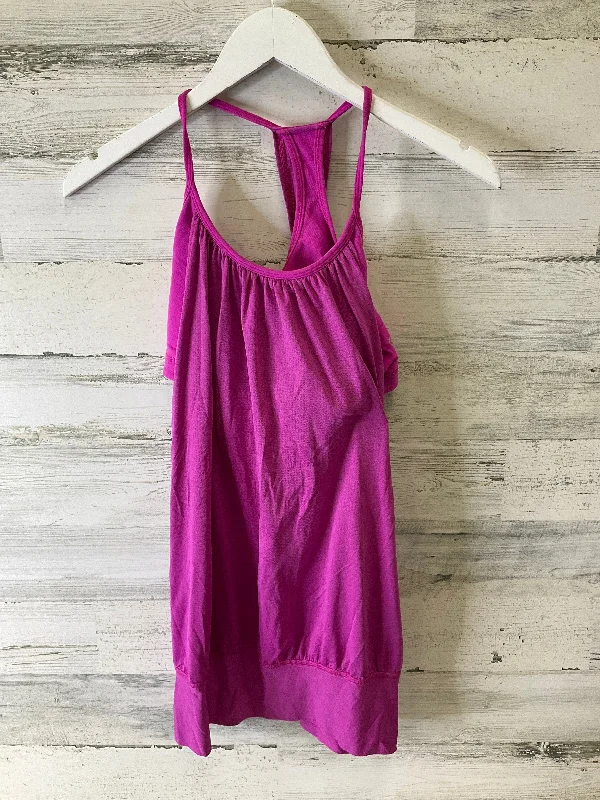 Women's Cami Tanks for Hot Summer Days -Athletic Tank Top By Lululemon In Pink, Size: 8 Women's Cami Tanks for Hot Summer Days -Athletic Tank Top By Lululemon In Pink, Size: 8