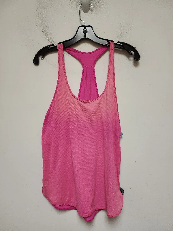 Women's Relaxed Tank Tops for Travel -Athletic Tank Top By Lululemon In Pink, Size: M Women's Relaxed Tank Tops for Travel -Athletic Tank Top By Lululemon In Pink, Size: M
