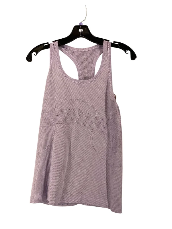 Women's Comfortable Summer Camisoles -Athletic Tank Top By Lululemon In Purple, Size: 6 Women's Comfortable Summer Camisoles -Athletic Tank Top By Lululemon In Purple, Size: 6