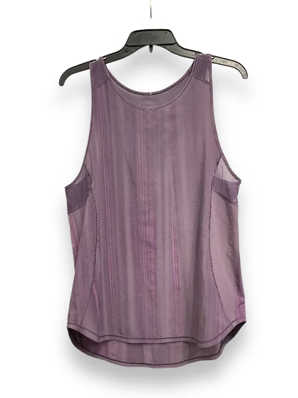 Women's Tank Tops for Layering Under Cardigans -Athletic Tank Top By Lululemon In Purple, Size: S Women's Tank Tops for Layering Under Cardigans -Athletic Tank Top By Lululemon In Purple, Size: S