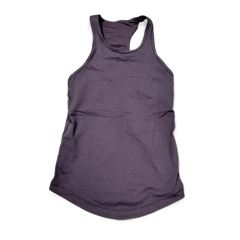 Women's High Neck Camis for Cooler Days -Athletic Tank Top By Lululemon In Purple, Size: S Women's High Neck Camis for Cooler Days -Athletic Tank Top By Lululemon In Purple, Size: S