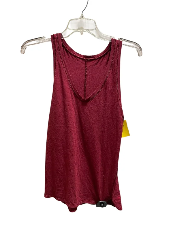 Women's Tank Tops for Cool Weather -Athletic Tank Top By Lululemon In Red, Size: S